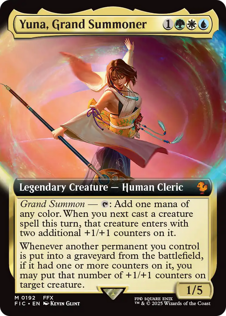 Yuna, Grand Summoner (Extended Art) [FINAL FANTASY Commander] | Devastation Store