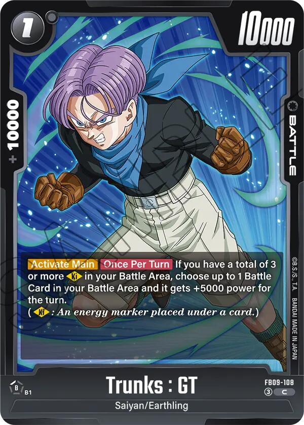 Trunks : GT (FB09-108) [Dual Evolution] | Devastation Store