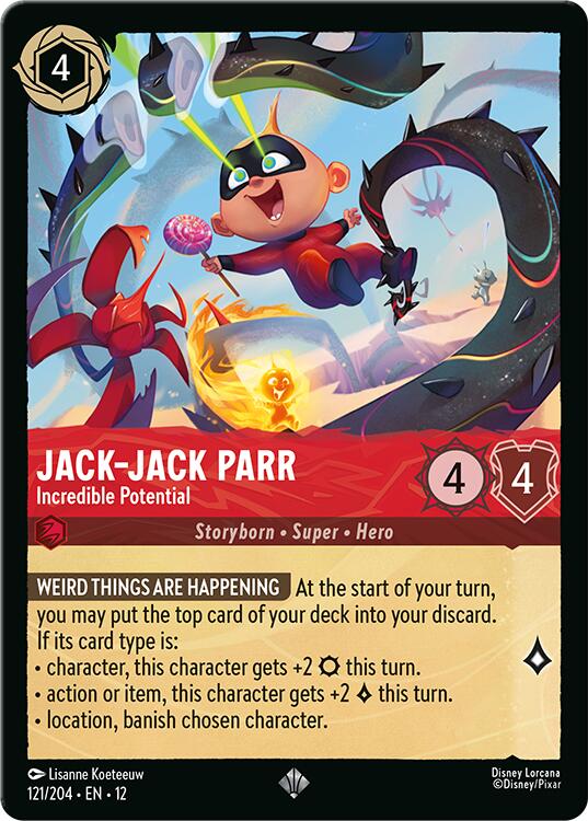 Jack-Jack Parr - Incredible Potential (121/204) [Wilds Unknown] | Devastation Store