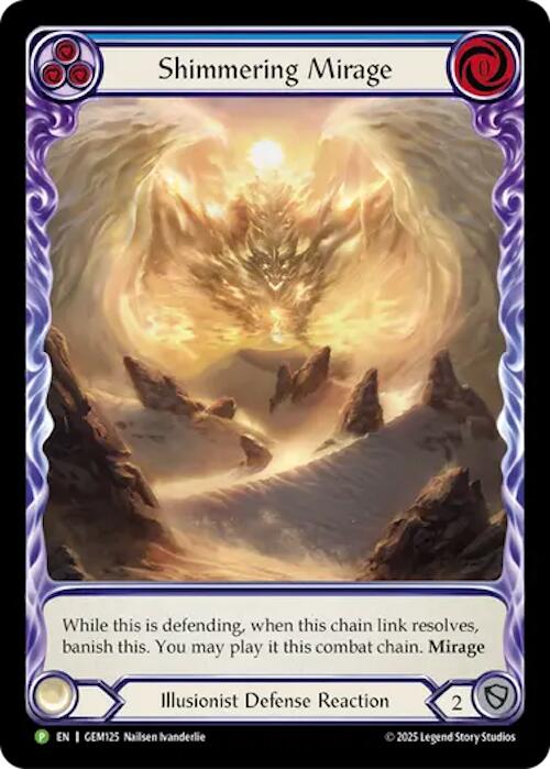 Shimmering Mirage [GEM125] (GEM Pack 4)  Rainbow Foil - Devastation Store | Devastation Store