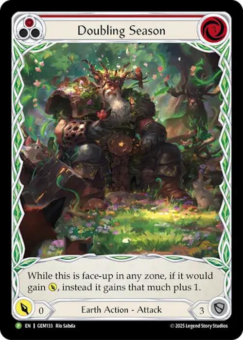 Doubling Season [GEM133] (GEM Pack 4)  Rainbow Foil - Devastation Store | Devastation Store