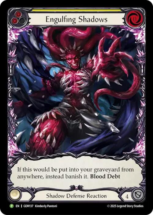Engulfing Shadows [GEM137] (GEM Pack 4)  Rainbow Foil - Devastation Store | Devastation Store