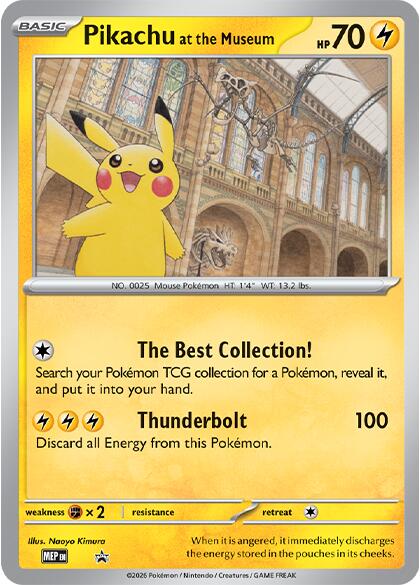 Pikachu at the Museum [Mega Evolution Promo] | Devastation Store