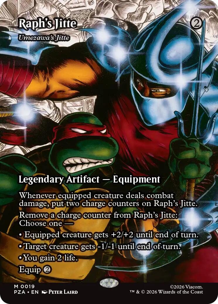 Raph's Jitte - Umezawa's Jitte (Borderless) [Teenage Mutant Ninja Turtles Eternal-Legal] | Devastation Store