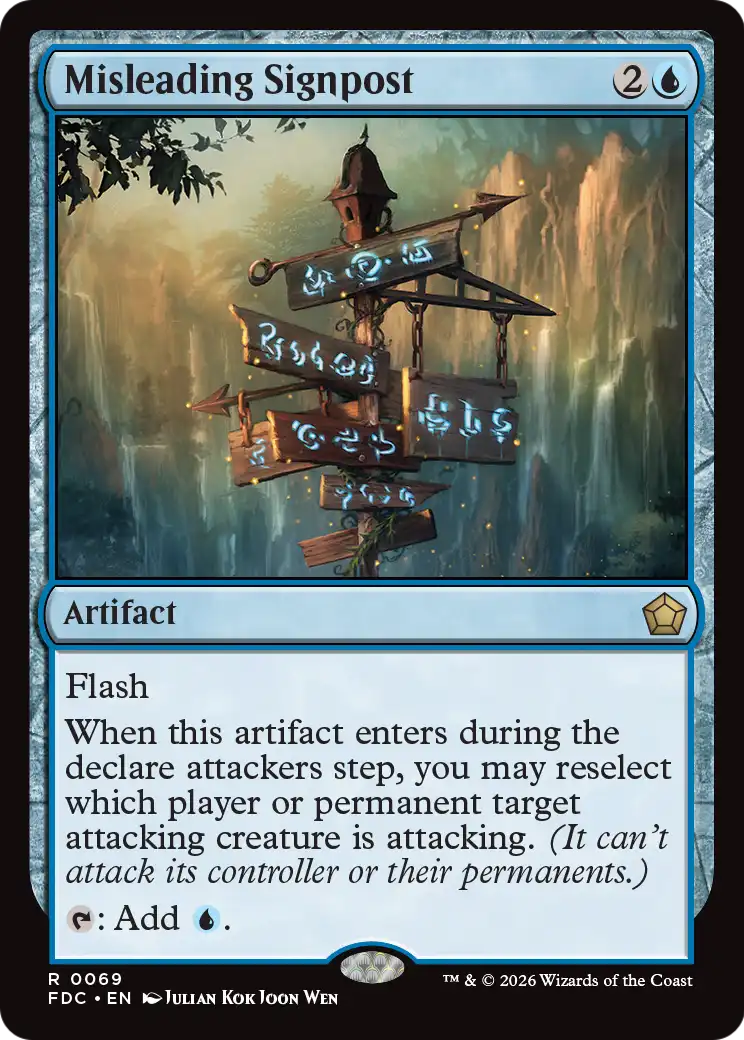 Misleading Signpost [Foundations Commander] | Devastation Store