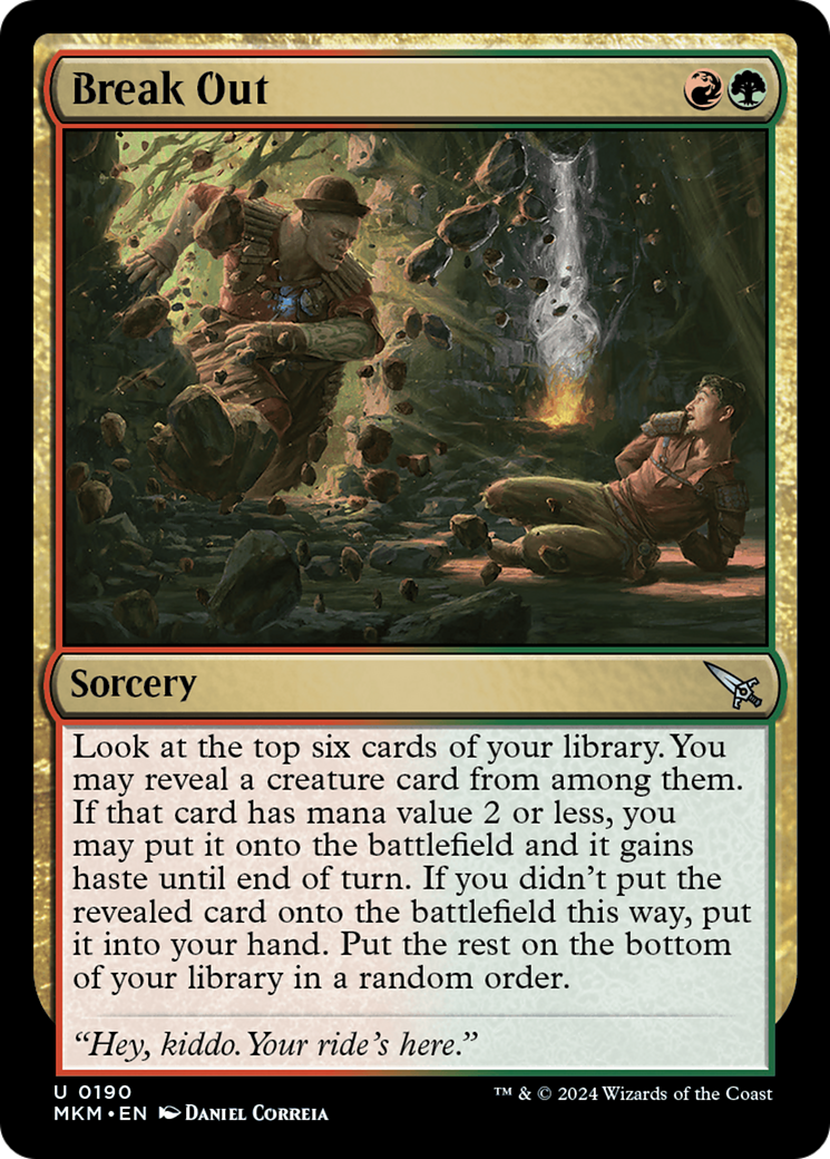Break Out (White) [Murders at Karlov Manor] | Devastation Store