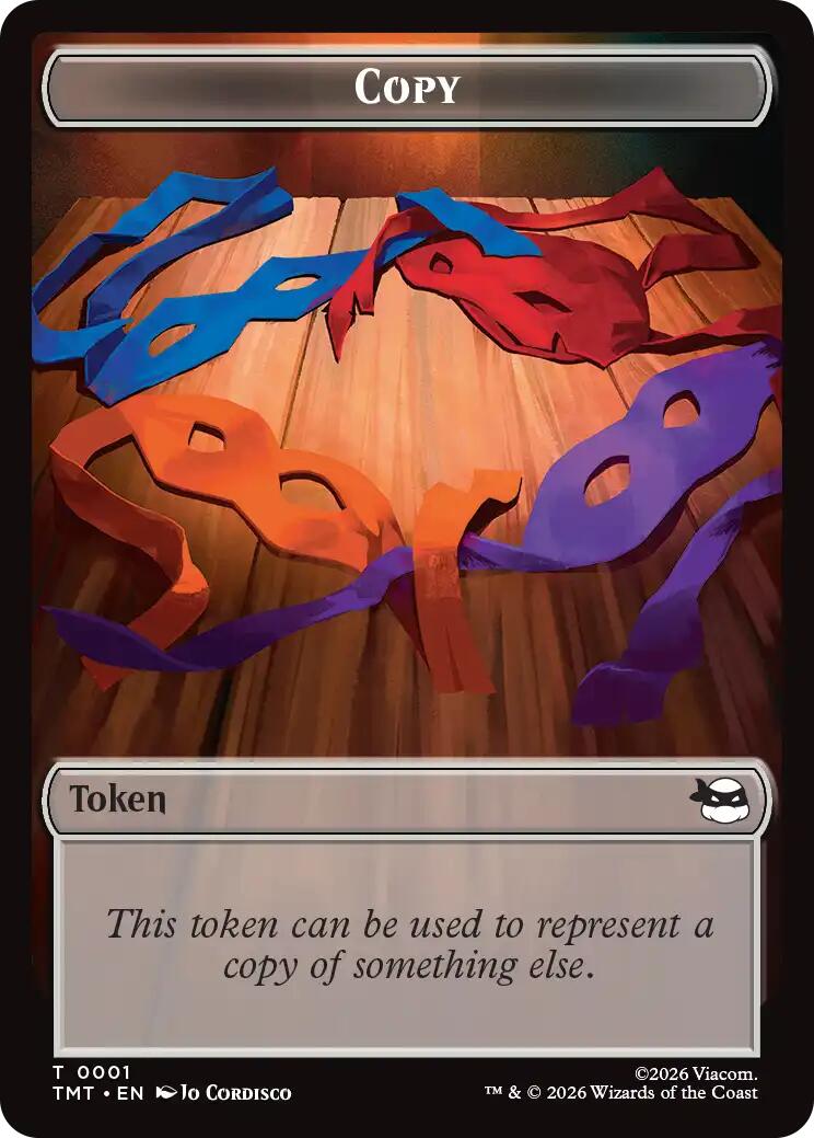 Ooze // Copy Double-Sided Token [Teenage Mutant Ninja Turtles Commander Tokens] | Devastation Store