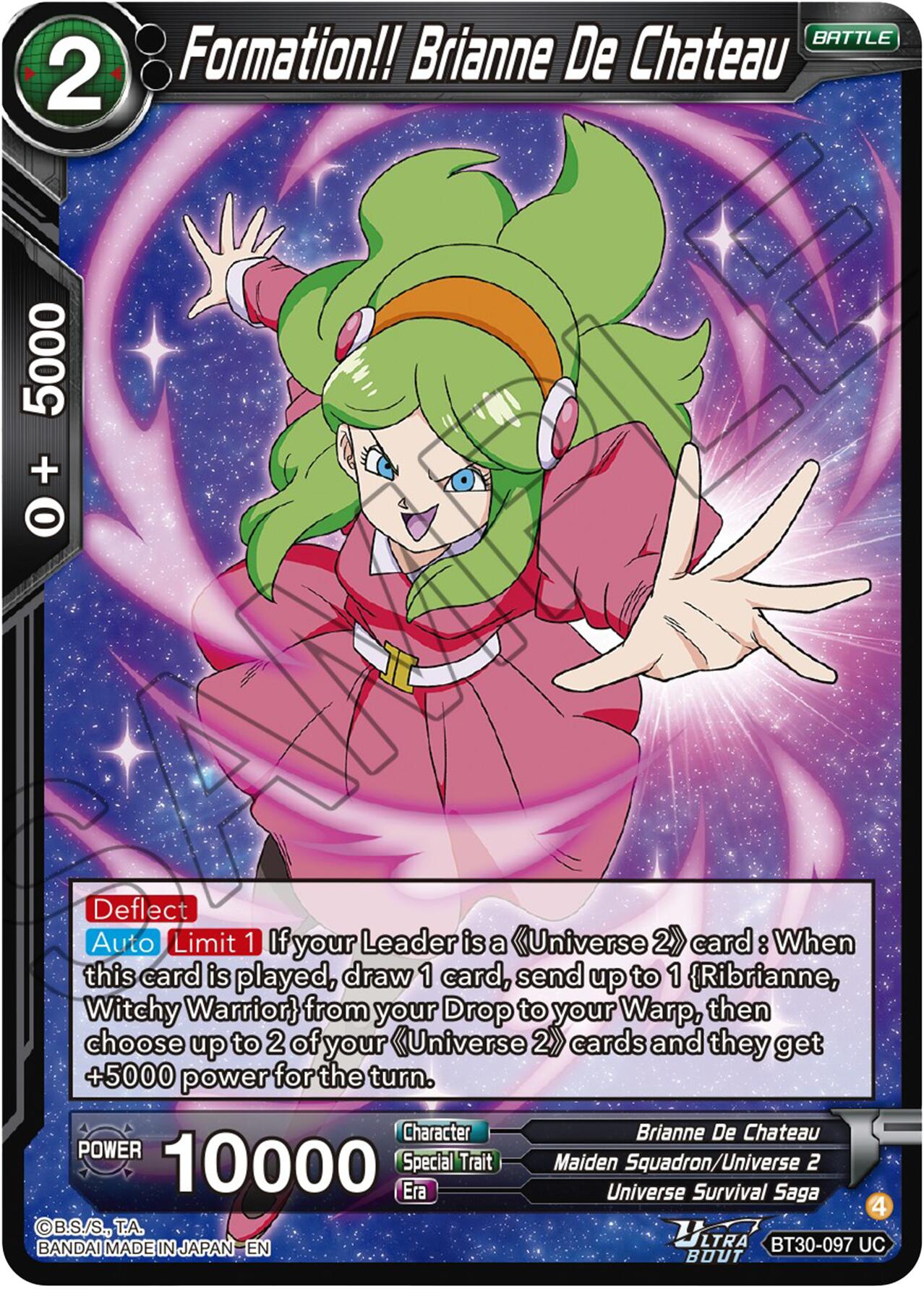 Formation!! Brianne De Chateau (BT30-097) [Three Glorious Fighters] | Devastation Store