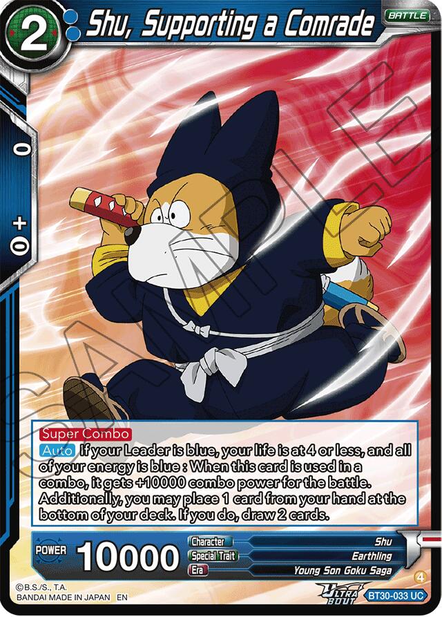 Shu, Supporting a Comrade (BT30-033) [Three Glorious Fighters] | Devastation Store