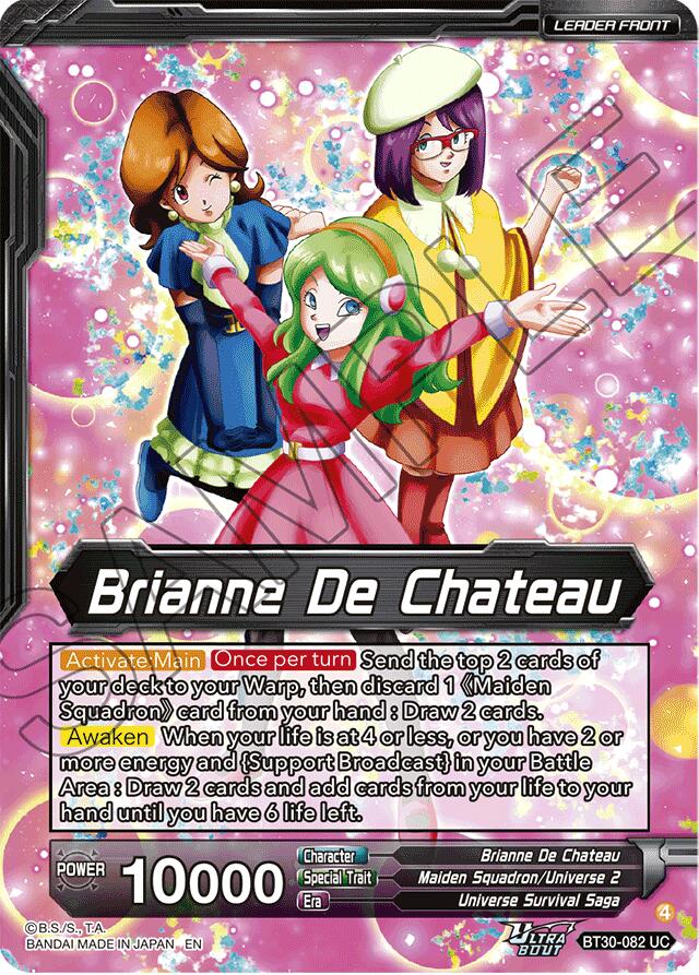 Brianna De Chateau // The 2nd Universe's Witchy Warriors (SLR) (BT30-082) [Three Glorious Fighters] | Devastation Store