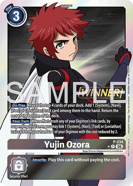 Yujin Ozora [P-234] (Store Tournament 2026 Vol. 2 Winner Pack) [Promotional Cards] | Devastation Store