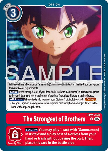 The Strongest of Brothers [BT21-090] (Reprint) [Advanced Booster Digimon Generation] | Devastation Store