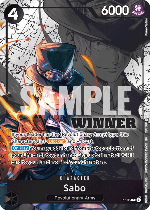 Sabo (Winner Pack 2026 Vol. 2) [One Piece Promotion Cards] | Devastation Store