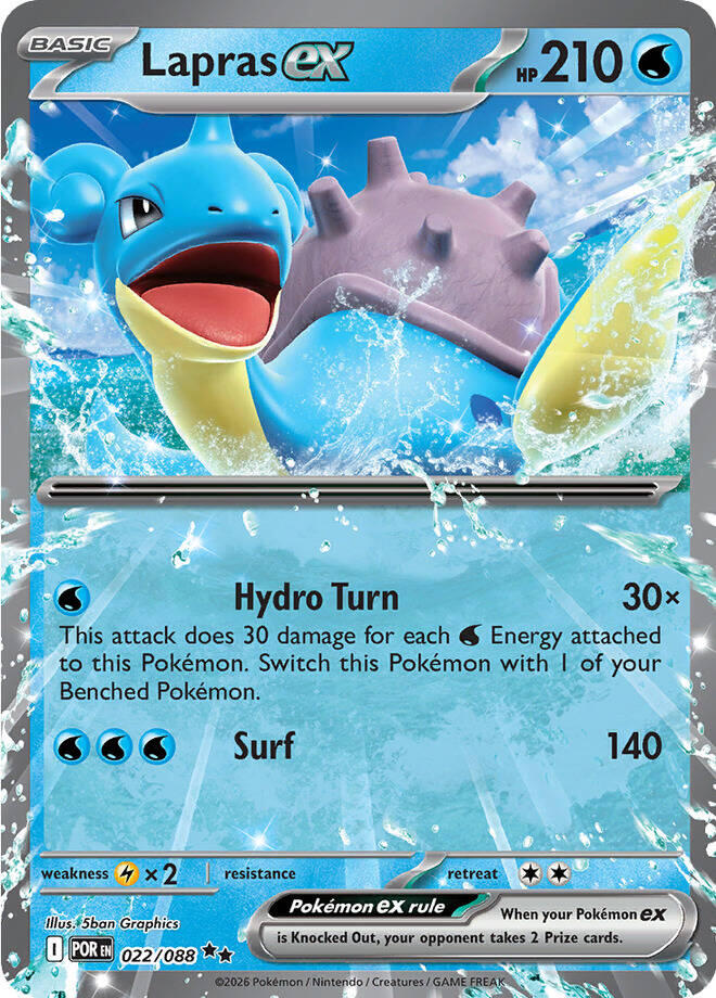 Lapras ex (022/088) [Mega Evolution: Perfect Order] | Devastation Store