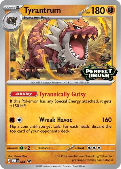 Tyrantrum (066) [Mega Evolution Promo] | Devastation Store