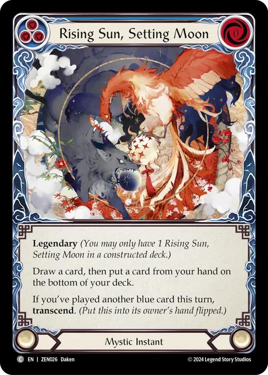 Rising Sun, Setting Moon // Inner Chi [ZEN026] (Part the Mistveil Zen Blitz Deck) | Devastation Store