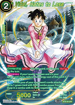 Videl, Hates to Lose (SPR) (BT30-054) [Three Glorious Fighters] | Devastation Store