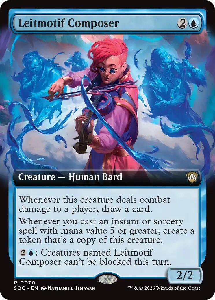 Leitmotif Composer (Extended Art) [Secrets of Strixhaven Commander] | Devastation Store