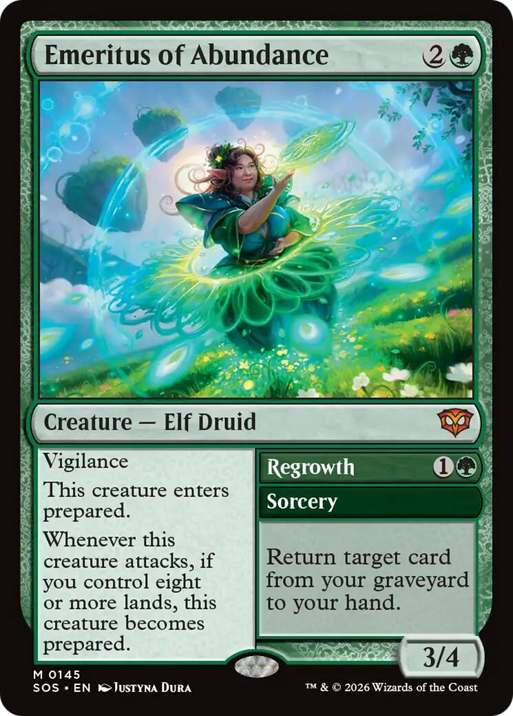 Emeritus of Abundance [Secrets of Strixhaven] | Devastation Store