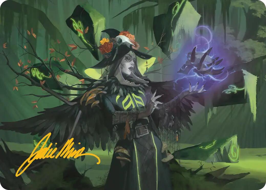 Emeritus of Woe Art Card (Gold-Stamped Signature) [Secrets of Strixhaven Art Series] | Devastation Store