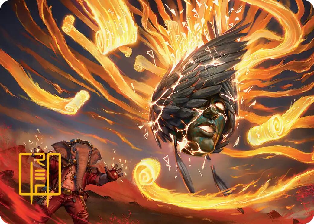 Flashback Art Card (Gold-Stamped Signature) [Secrets of Strixhaven Art Series] | Devastation Store