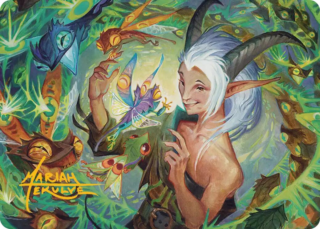 Lumaret's Favor Art Card (Gold-Stamped Signature) [Secrets of Strixhaven Art Series] | Devastation Store