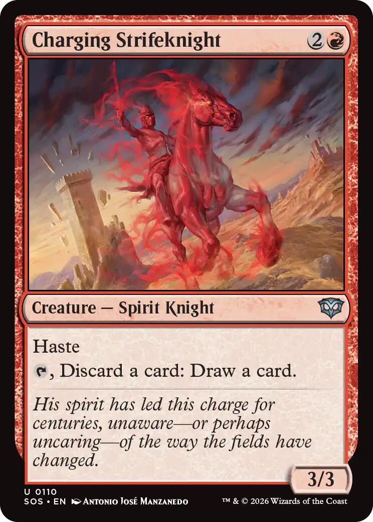 Charging Strikeknight [Secrets of Strixhaven] | Devastation Store