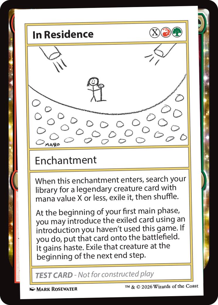 In Residence [Mystery Booster Playtest Cards] | Devastation Store