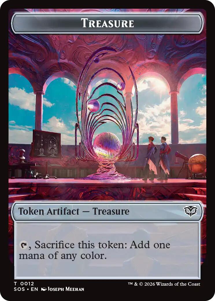 Phyrexian Germ // Treasure Double-Sided Token [Secrets of Strixhaven Commander Tokens] | Devastation Store