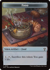 Food // Frog Lizard Double-Sided Token [Secrets of Strixhaven Commander Tokens] | Devastation Store