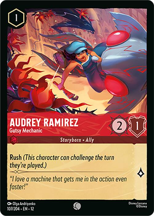 Audrey Ramirez - Gutsy Mechanic (107/204) [Wilds Unknown] | Devastation Store