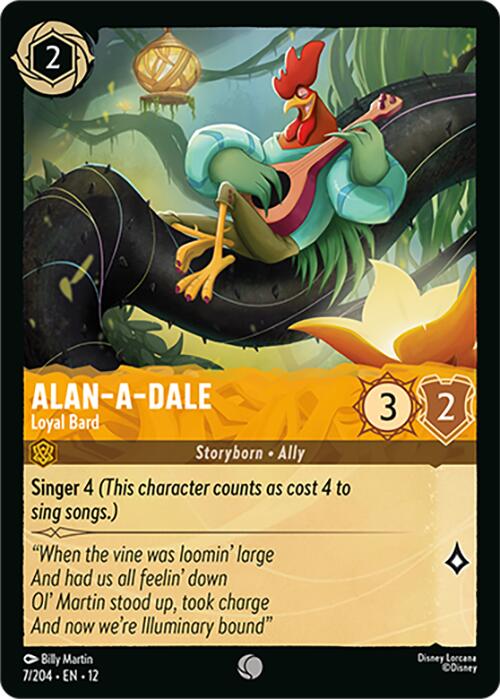 Alan-a-Dale - Loyal Bard (7/204) [Wilds Unknown] | Devastation Store