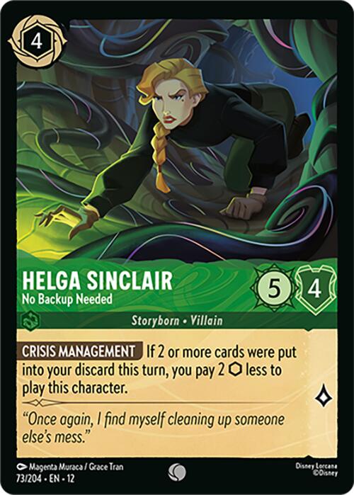 Helga Sinclair - No Backup Needed (73/204) [Wilds Unknown] | Devastation Store