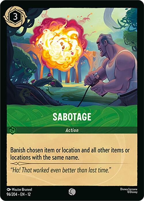 Sabotage (96/204) [Wilds Unknown] | Devastation Store