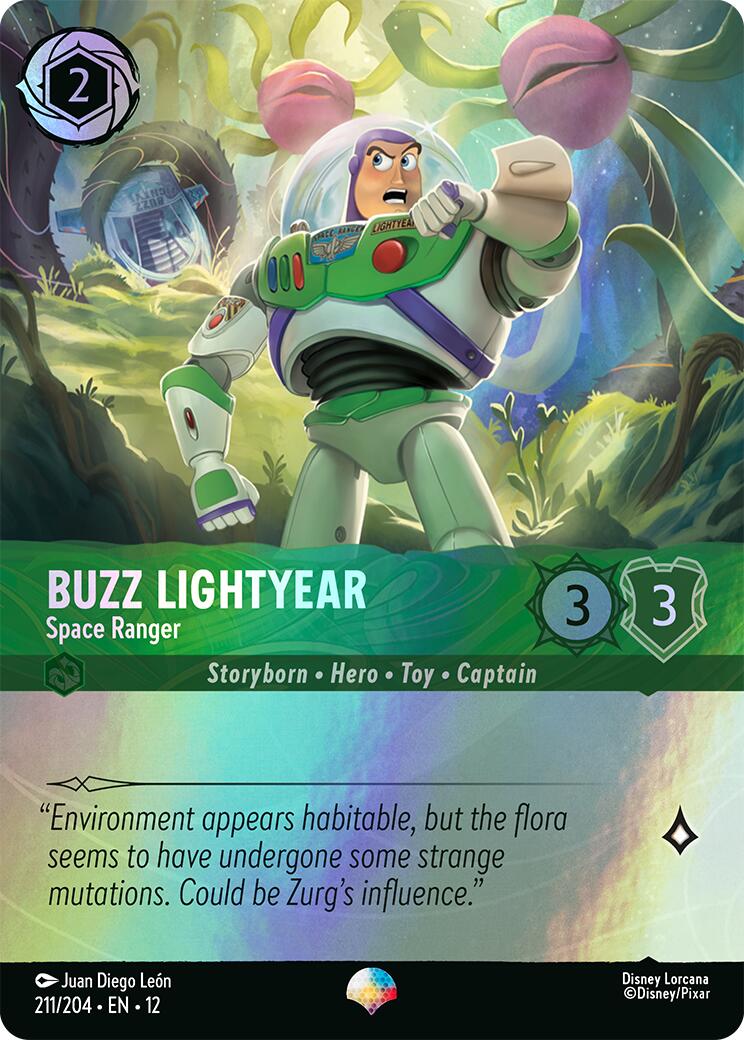Buzz Lightyear - Space Ranger (Epic) (211/204) [Wilds Unknown] | Devastation Store