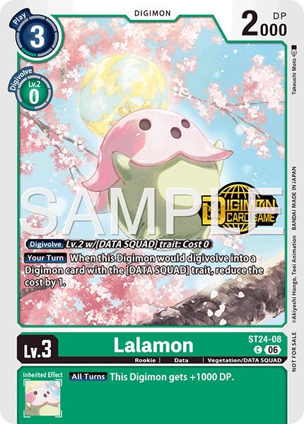 Lalamon [ST24-08] (Welcome Tamers Pack Vol.2) [Starter Deck: Data Squad] | Devastation Store