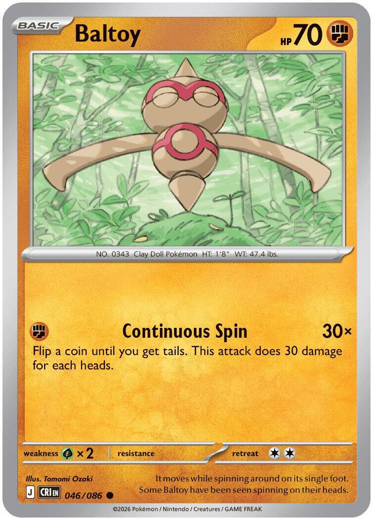 Baltoy (046/086) [Mega Evolution: Chaos Rising] | Devastation Store