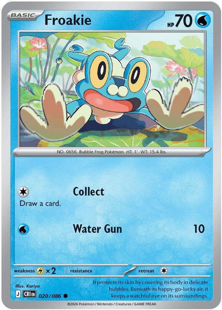 Froakie (020/086) [Mega Evolution: Chaos Rising] | Devastation Store