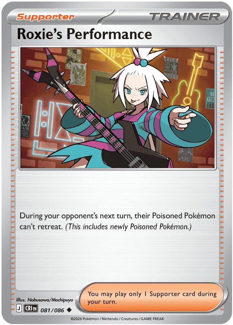 Roxie's Performance (081/086) [Mega Evolution: Chaos Rising] | Devastation Store