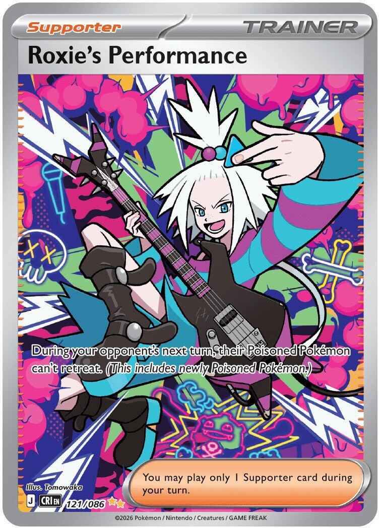 Roxie's Performance (121/086) [Mega Evolution: Chaos Rising] | Devastation Store