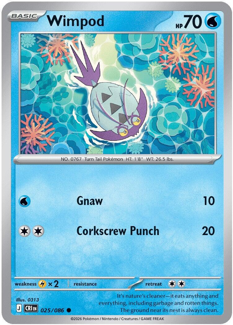 Wimpod (025/086) [Mega Evolution: Chaos Rising] | Devastation Store
