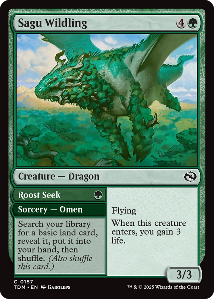 Sagu Wildling [Tarkir: Dragonstorm] | Devastation Store