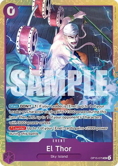 El Thor (Premium Card Collection -Best Selection Vol. 6-) [One Piece Promotion Cards] | Devastation Store