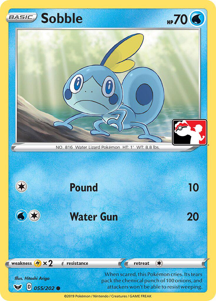 Sobble (055/202) (Library Exclusive) [Sword & Shield: Base Set] | Devastation Store