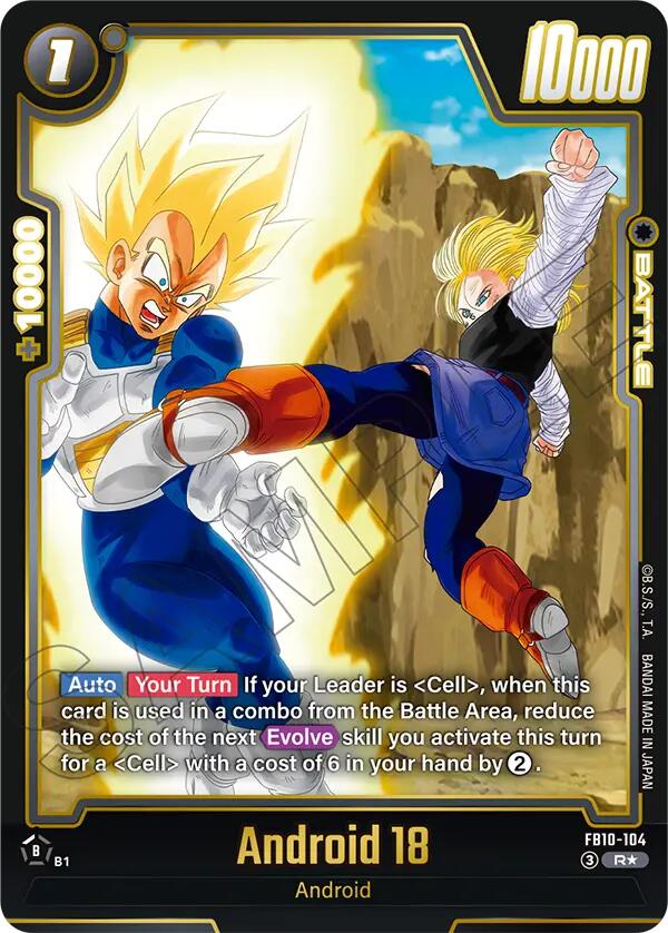 Android 18 (FB10-104) (Alternate Art) [Cross Force] | Devastation Store