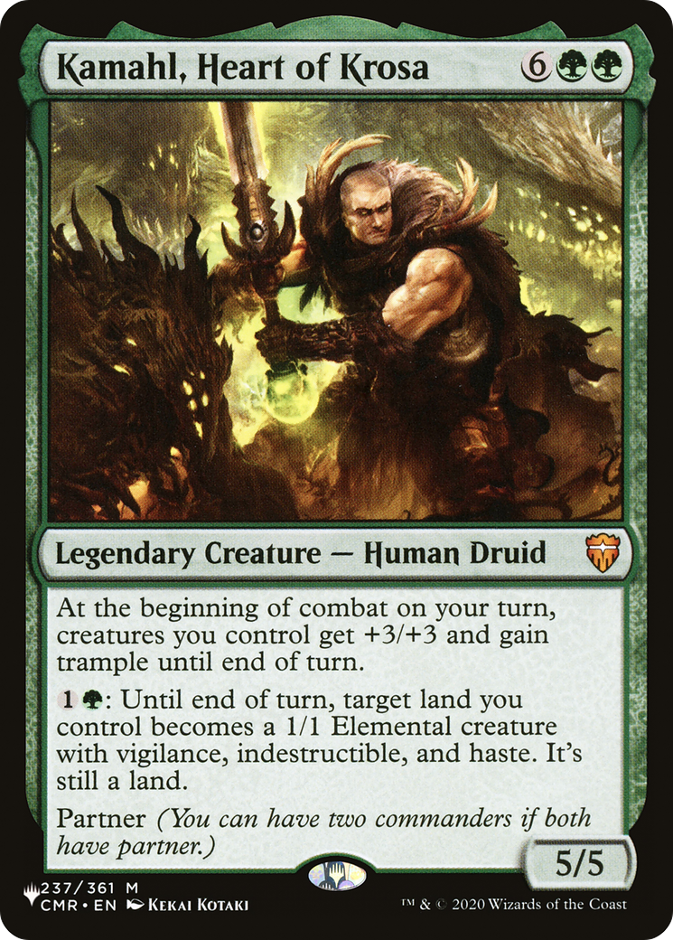 Kamahl, Heart of Krosa [The List] | Devastation Store