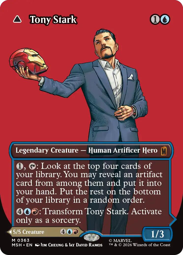 Tony Stark (Borderless) (0363) [Marvel Super Heroes] | Devastation Store