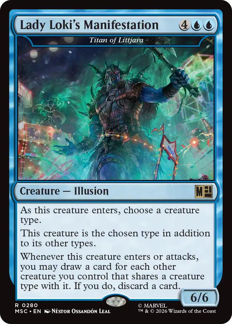 Lady Loki's Manifestation - Titan of Littjara (Surge Foil) [Marvel Super Heroes Commander] | Devastation Store