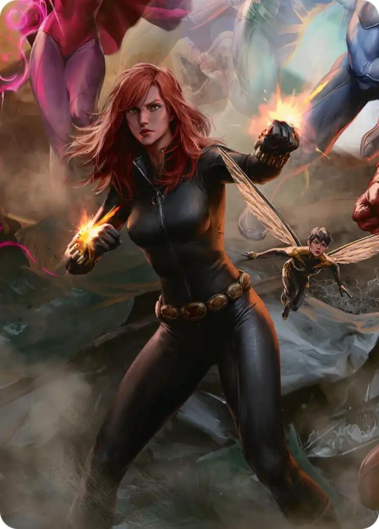 Black Widow, Intel Expert Art Card [Marvel Super Heroes Art Series] | Devastation Store
