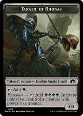 Eldrazi Spawn // Fanatic of Rhonas Double-Sided Token [Modern Horizons 3 Tokens] | Devastation Store